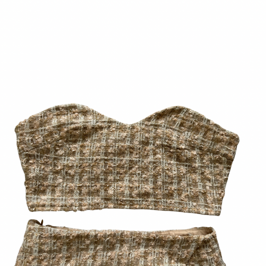 Set tweed beige