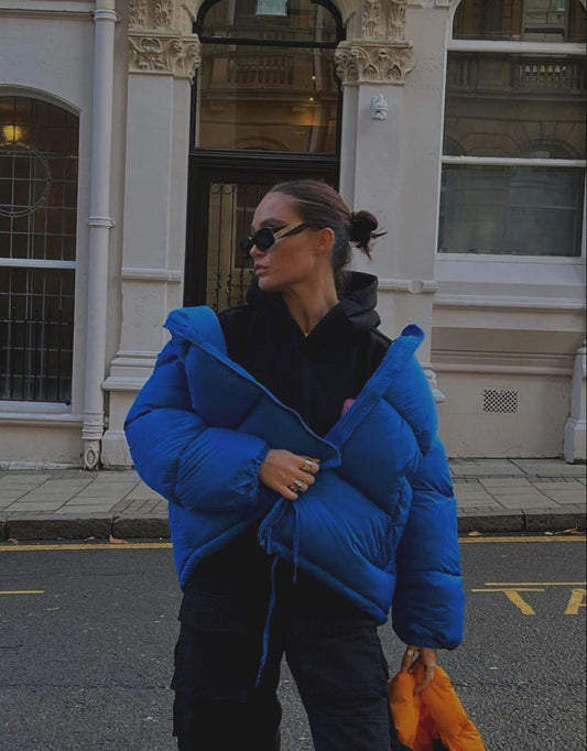 Puffy Blue Jacket